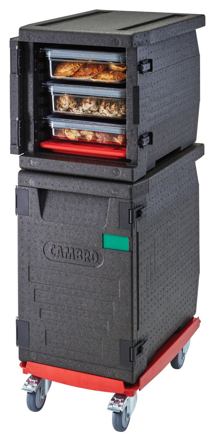 Termoizoliacinis konteineris Cam GoBox, įkraunamas iš priekio, GN 1/1, 60 l, Cambro, GN 1/1, 60L, Juodas, 640x440x(H)475mm