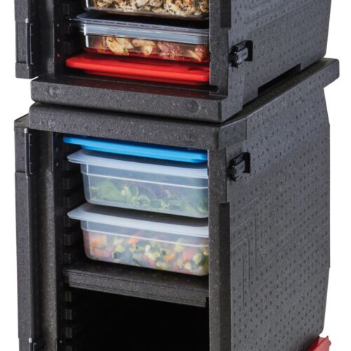 Termoizoliacinis konteineris Cam GoBox, įkraunamas iš priekio, GN 1/1, 60 l, Cambro, GN 1/1, 60L, Juodas, 640x440x(H)475mm