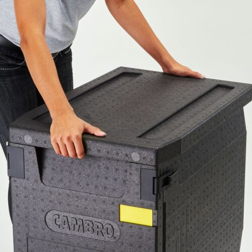 Termoizoliacinis konteineris Cam GoBox, įkraunamas iš priekio, GN 1/1, 60 l, Cambro, GN 1/1, 60L, Juodas, 640x440x(H)475mm