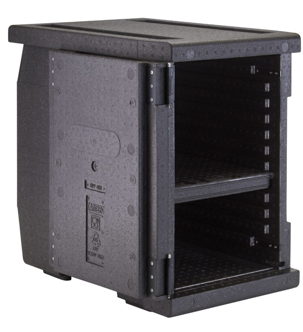 Termoizoliacinis konteineris Cam GoBox, įkrovimas iš priekio, GN 1/1, 86 l, Cambro, GN 1/1, 86L, Juodas, 640x440x(H)625mm