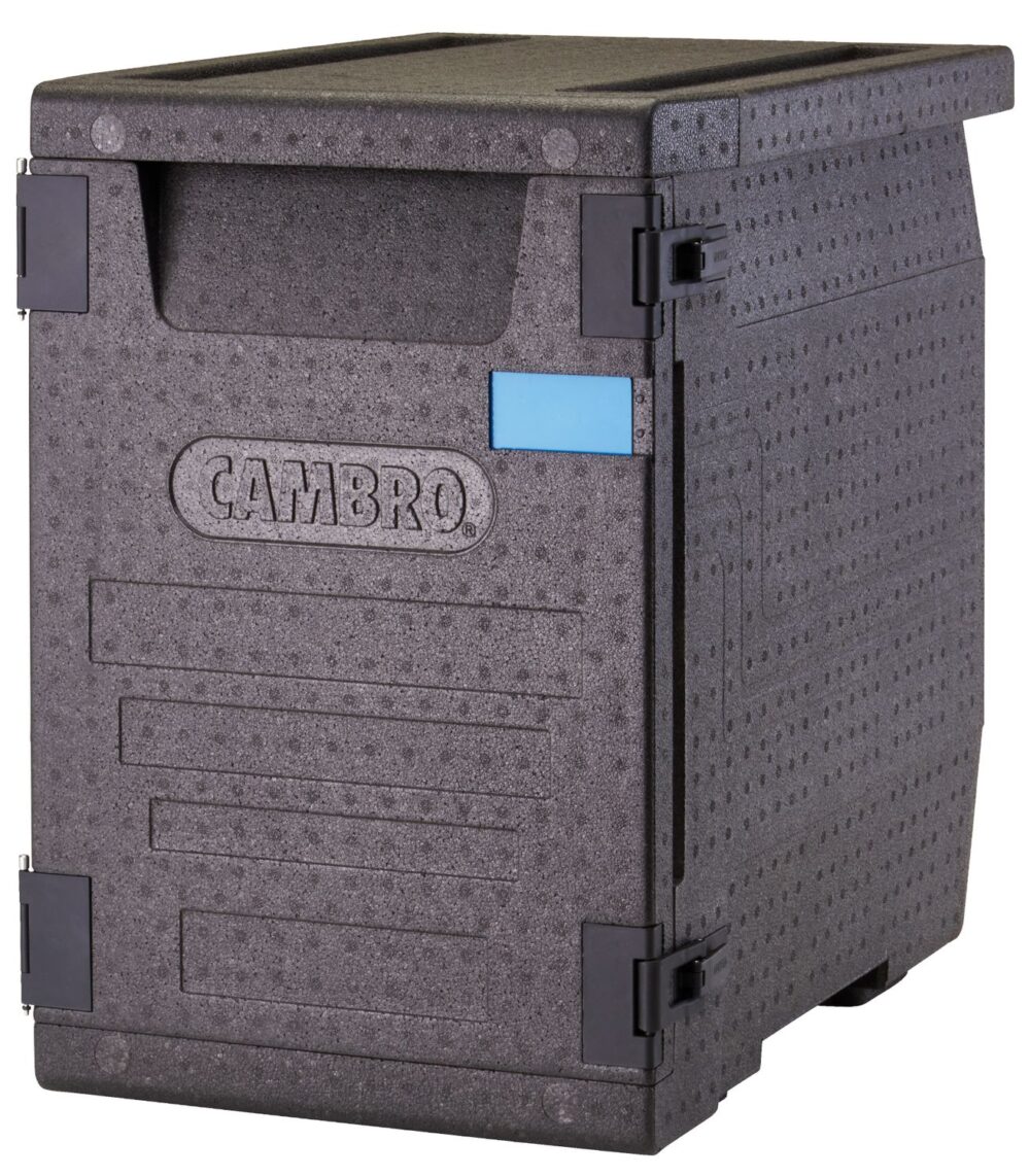 Termoizoliacinis konteineris Cam GoBox, įkrovimas iš priekio, GN 1/1, 86 l, Cambro, GN 1/1, 86L, Juodas, 640x440x(H)625mm
