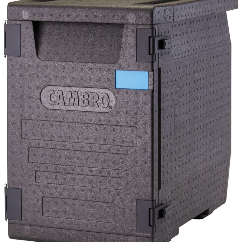 Termoizoliacinis konteineris Cam GoBox, įkrovimas iš priekio, GN 1/1, 86 l, Cambro, GN 1/1, 86L, Juodas, 640x440x(H)625mm