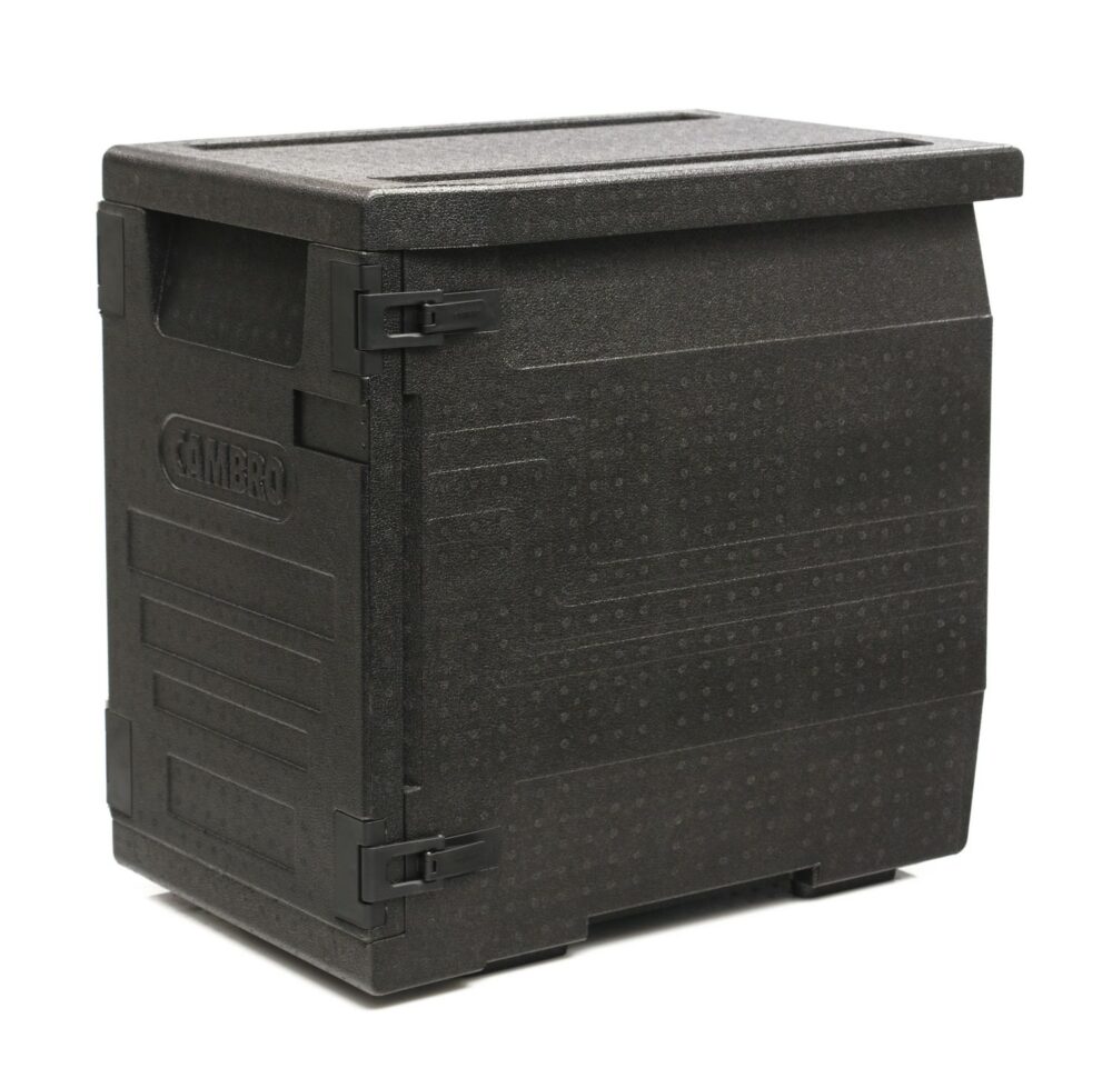 Termoizoliacinis konteineris Cam GoBox, įkrovimas iš priekio, GN 1/1, 86 l, Cambro, GN 1/1, 86L, Juodas, 640x440x(H)625mm