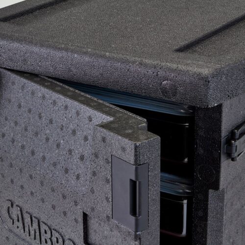 Termoizoliacinis konteineris Cam GoBox, įkrovimas iš priekio, GN 1/1, 86 l, Cambro, GN 1/1, 86L, Juodas, 640x440x(H)625mm