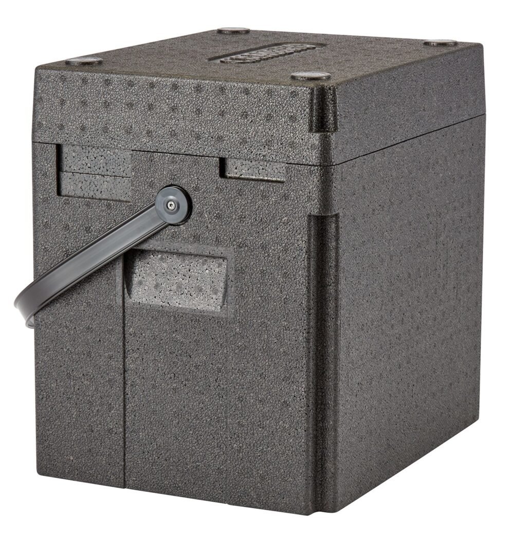 EPPBEVBKST110_A1R0_0818_S01 Termoizoliacinis konteineris Cam GoBox gėrimams, įkrovimas iš viršaus, su ilga rankena per petį, 35 l, Cambro, 35L, Juodas, 420x335x(H)420mm