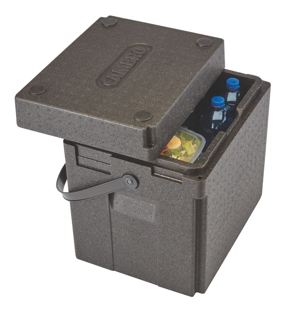 EPPBEVBKST110_A1RK_0818_S02 Termoizoliacinis konteineris Cam GoBox gėrimams, įkrovimas iš viršaus, su ilga rankena per petį, 35 l, Cambro, 35L, Juodas, 420x335x(H)420mm