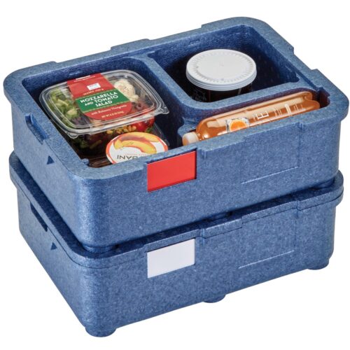 4 kamerų termoizoliacinis konteineris Cam GoBox, Cambro, Mėlynas, 480x350x(H)167mm
