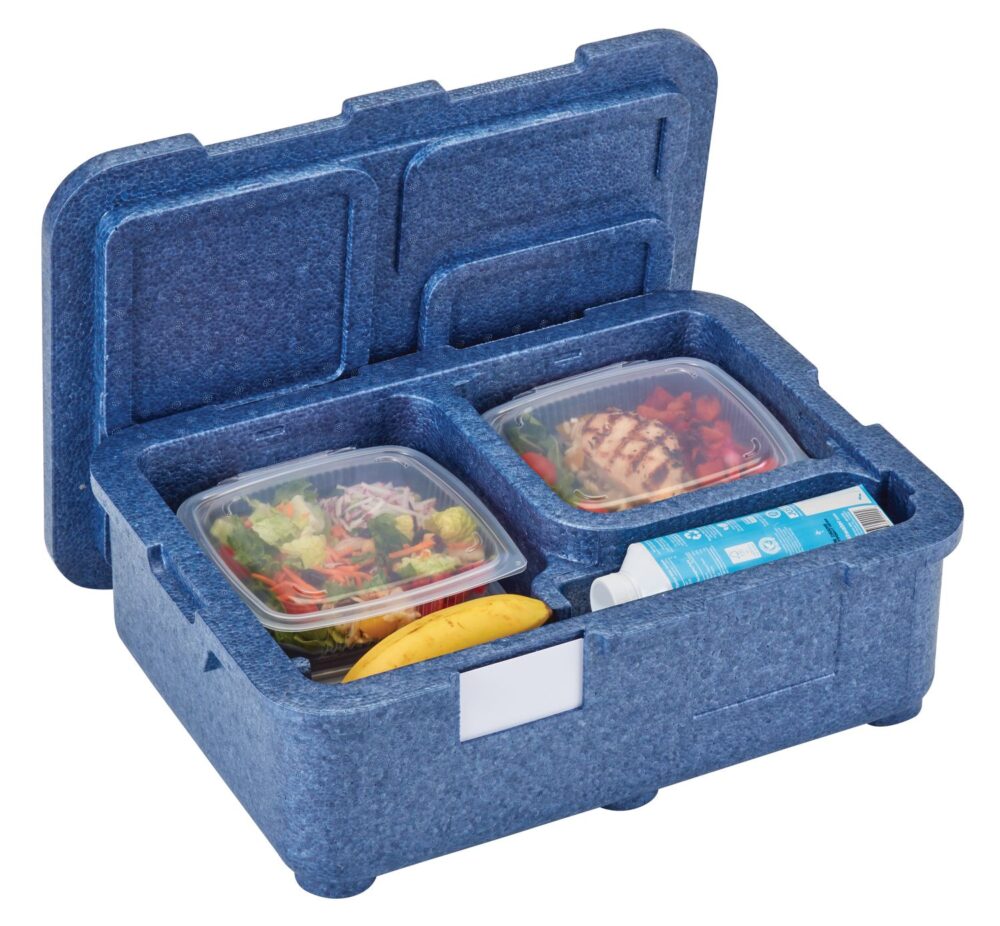 4 kamerų termoizoliacinis konteineris Cam GoBox, Cambro, Mėlynas, 480x350x(H)167mm