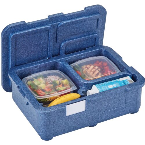 4 kamerų termoizoliacinis konteineris Cam GoBox, Cambro, Mėlynas, 480x350x(H)167mm