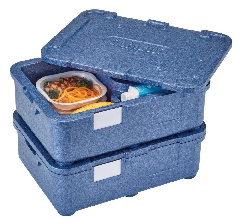 4 kamerų termoizoliacinis konteineris Cam GoBox, Cambro, Mėlynas, 480x350x(H)167mm
