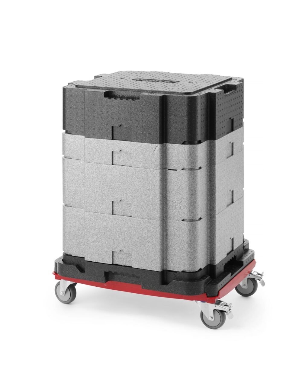 Daugiafunkcinė šilumą izoliuojanti talpykla Cam GoBox, Cambro, Šviesiai pilkas, 641x641x(H)754mm