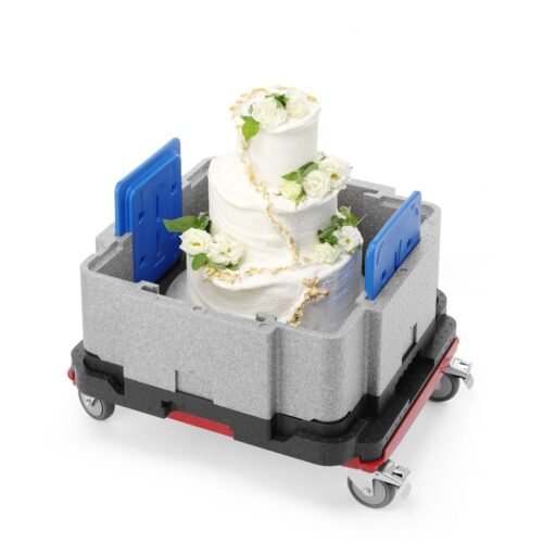 Daugiafunkcinė šilumą izoliuojanti talpykla Cam GoBox, Cambro, Šviesiai pilkas, 641x641x(H)754mm