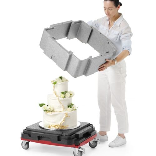 Daugiafunkcinė šilumą izoliuojanti talpykla Cam GoBox, Cambro, Šviesiai pilkas, 641x641x(H)754mm