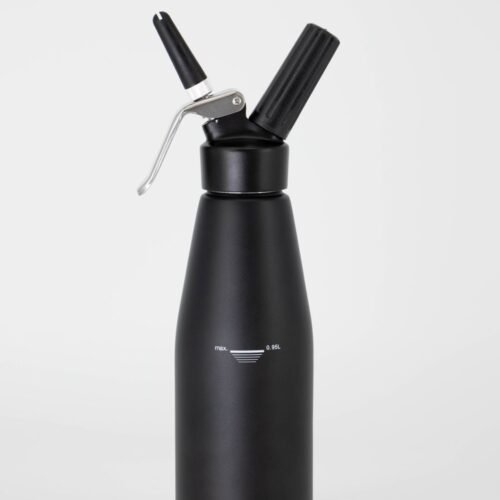 Grietinėlės plakiklis, HENDI, Kitchen Line, 0,95L, Juodas, ⌀95x(H)320mm