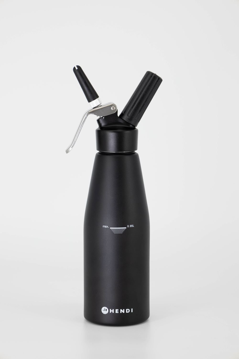 Grietinėlės plakiklis, HENDI, Kitchen Line, 0,95L, Juodas, ⌀95x(H)320mm