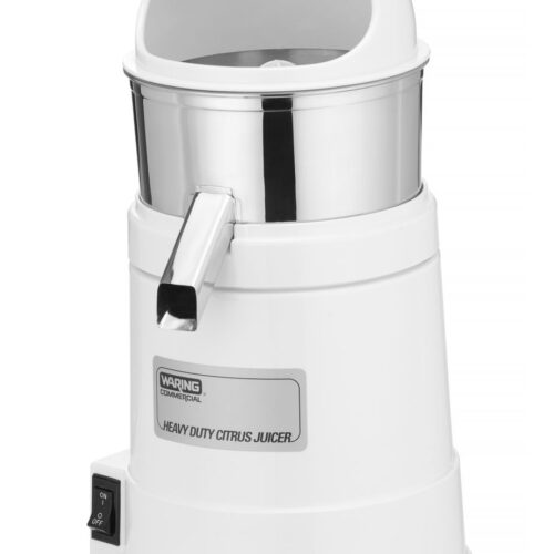 Elektrinė sulčiaspaudė su apsauga nuo purslų, Waring, Balta, 230V/375W, 254x254x(H)495mm