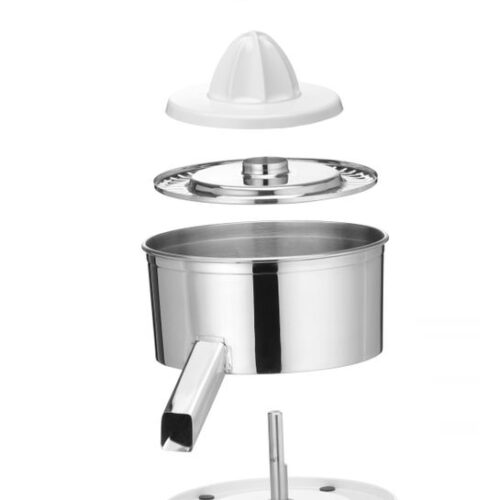 Elektrinė sulčiaspaudė su apsauga nuo purslų, Waring, Balta, 230V/375W, 254x254x(H)495mm