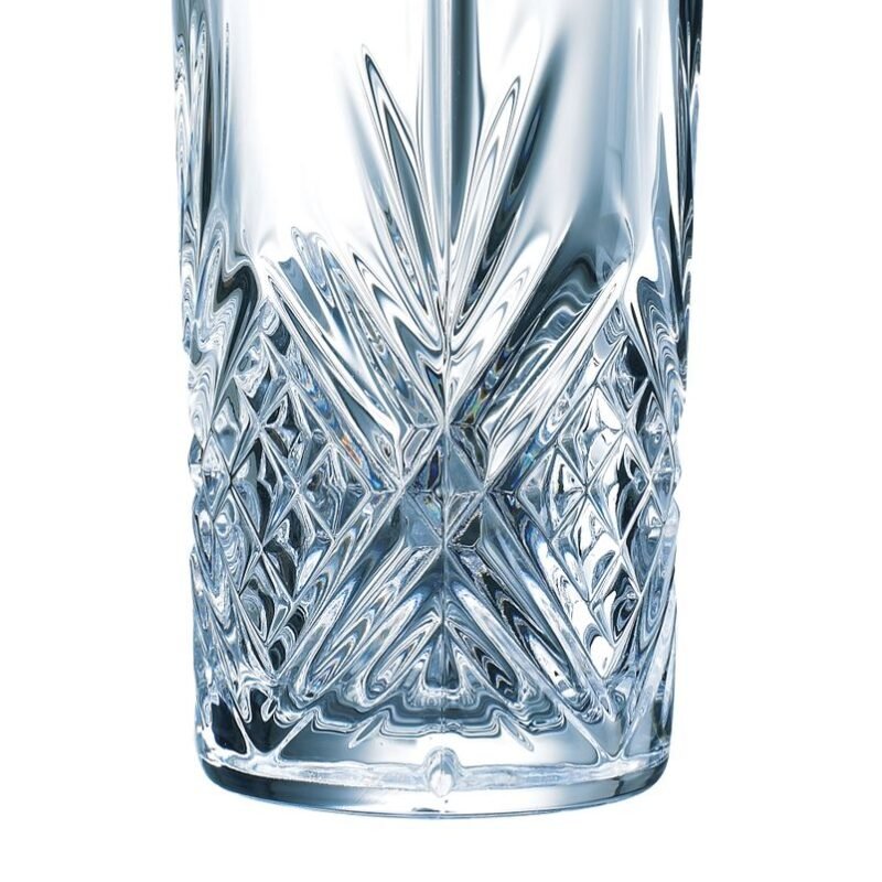 Augšta stiklinė Brodway, Arcoroc, 280 ml, 0,28L, Permatomas, 6 vnt., ⌀67.5x(H)134mm