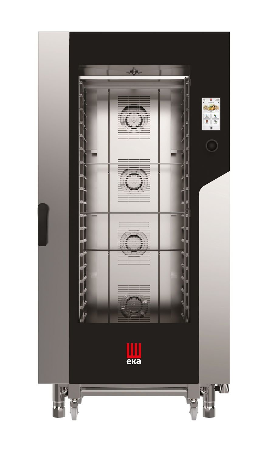 Konvekcinė garų krosnelė „Millennial Touch Screen Gastro“ su automatine plovimo sistema, 20 × GN 1/1 – su elektroniniu valdymu, elektrinė, Tecnoeka, 400V/31000W, 930x1035x(H)1900mm