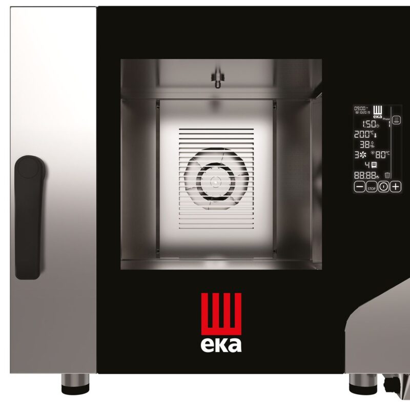Konvekcinė garinė krosnis Millenial Black Mask Gastro 5× GN 1/1, elektrinė, Tecnoeka, 400V/7800W, 730x849x(H)700mm