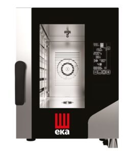 Konvekcinė garinė orkaitė „Millennial Black Mask Gastro Compact" 10x GN 1/1, elektrinė, su elektroniniu valdymu, Tecnoeka, 400V/15400W, 500x930x(H)970mm