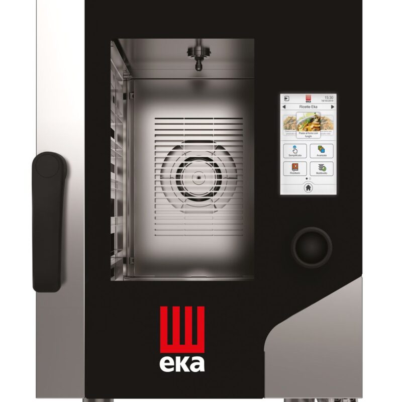 Konvekcinė garinė orkaitė „Millennial Touch Screen Gastro Compact" 6x GN 2/3, elektrinė, su elektroniniu valdymu, Tecnoeka, 400V/5200W, 500x750x(H)700mm