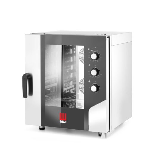 Garinė-konvekcinė krosnelė Millennial Smart Gastro, 7 × GN 1/1 – valdoma elektromechaniškai, elektrinė, Tecnoeka, Millennial Smart, 400V/10400W, 730x855x(H)850mm