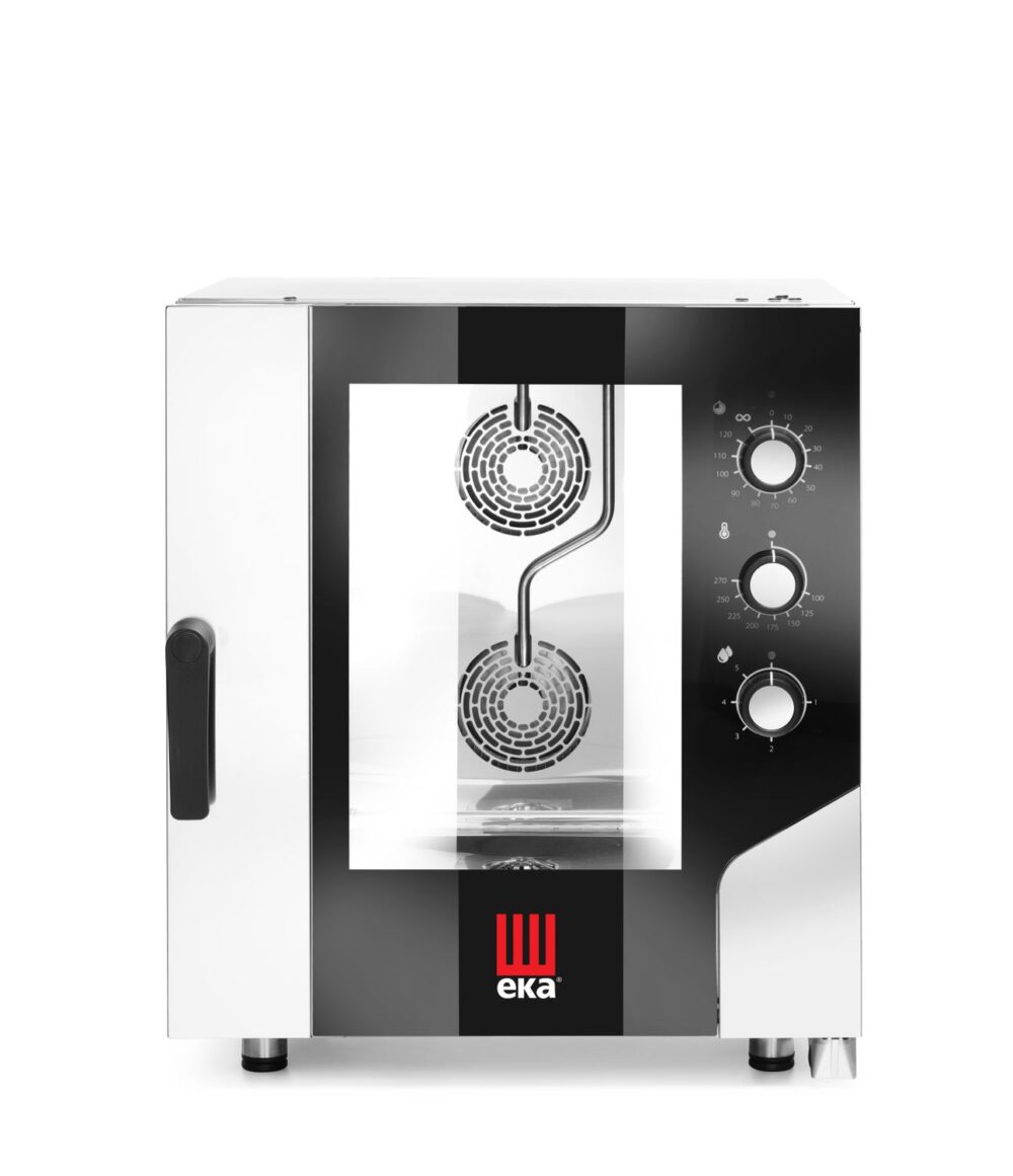 Garinė-konvekcinė krosnelė Millennial Smart Gastro, 7 × GN 1/1 – valdoma elektromechaniškai, elektrinė, Tecnoeka, Millennial Smart, 400V/10400W, 730x855x(H)850mm