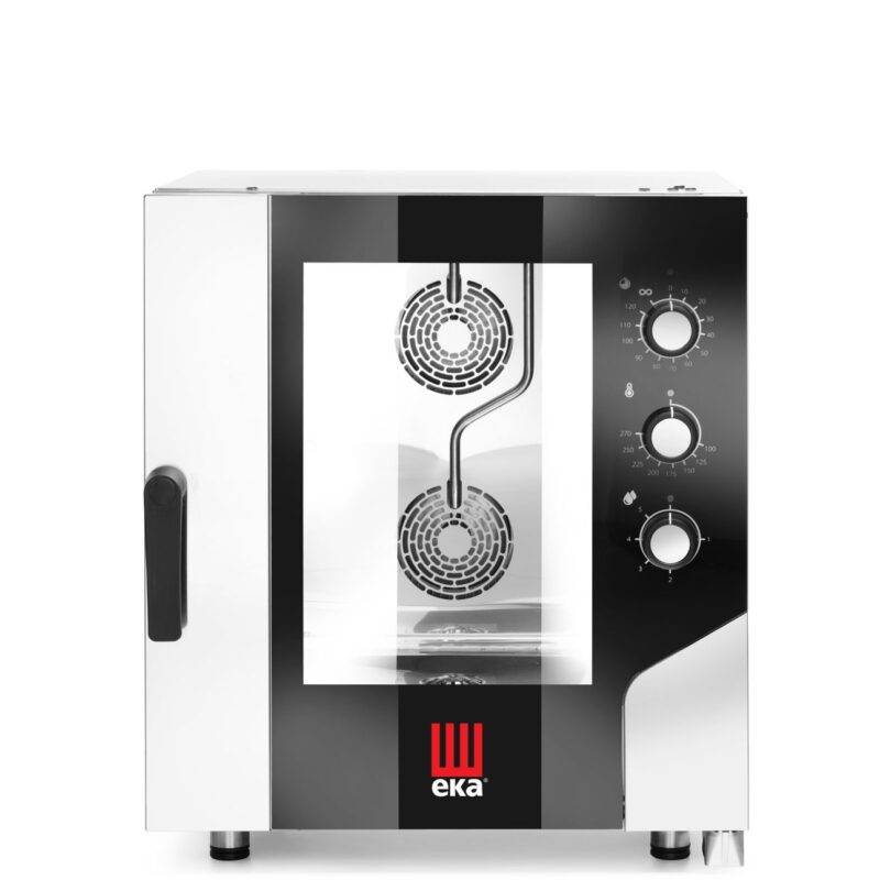 Garinė-konvekcinė krosnelė Millennial Smart Gastro, 7 × GN 1/1 – valdoma elektromechaniškai, elektrinė, Tecnoeka, Millennial Smart, 400V/10400W, 730x855x(H)850mm