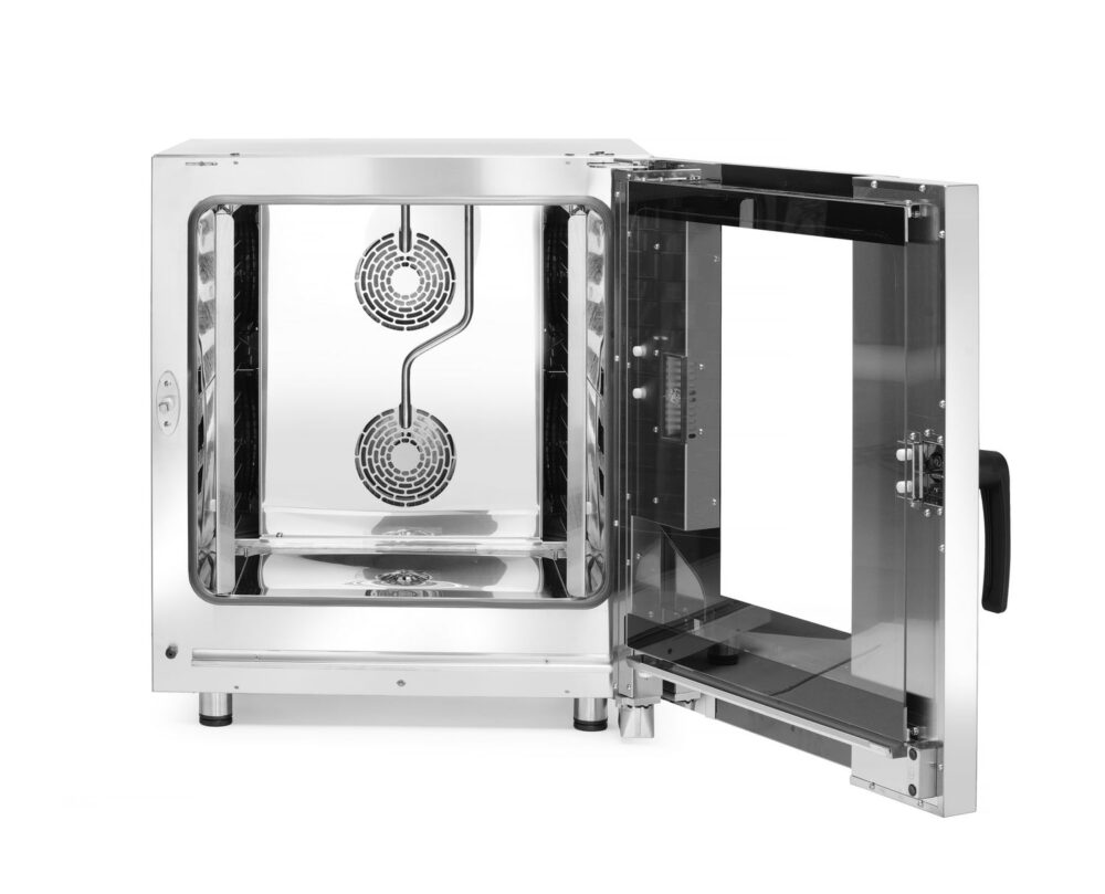 Garinė-konvekcinė krosnelė Millennial Smart Gastro, 7 × GN 1/1 – valdoma elektromechaniškai, elektrinė, Tecnoeka, Millennial Smart, 400V/10400W, 730x855x(H)850mm