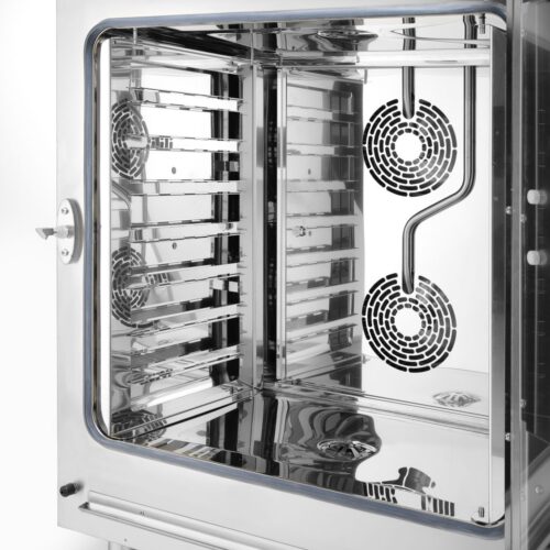 Garinė-konvekcinė krosnelė Millennial Smart Gastro, 7 × GN 1/1 – valdoma elektromechaniškai, elektrinė, Tecnoeka, Millennial Smart, 400V/10400W, 730x855x(H)850mm