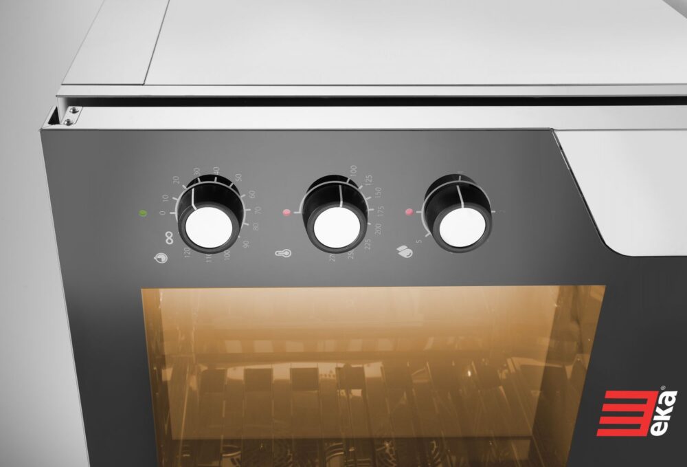 Garinė-konvekcinė krosnelė Millennial Smart Gastro, 7 × GN 1/1 – valdoma elektromechaniškai, elektrinė, Tecnoeka, Millennial Smart, 400V/10400W, 730x855x(H)850mm