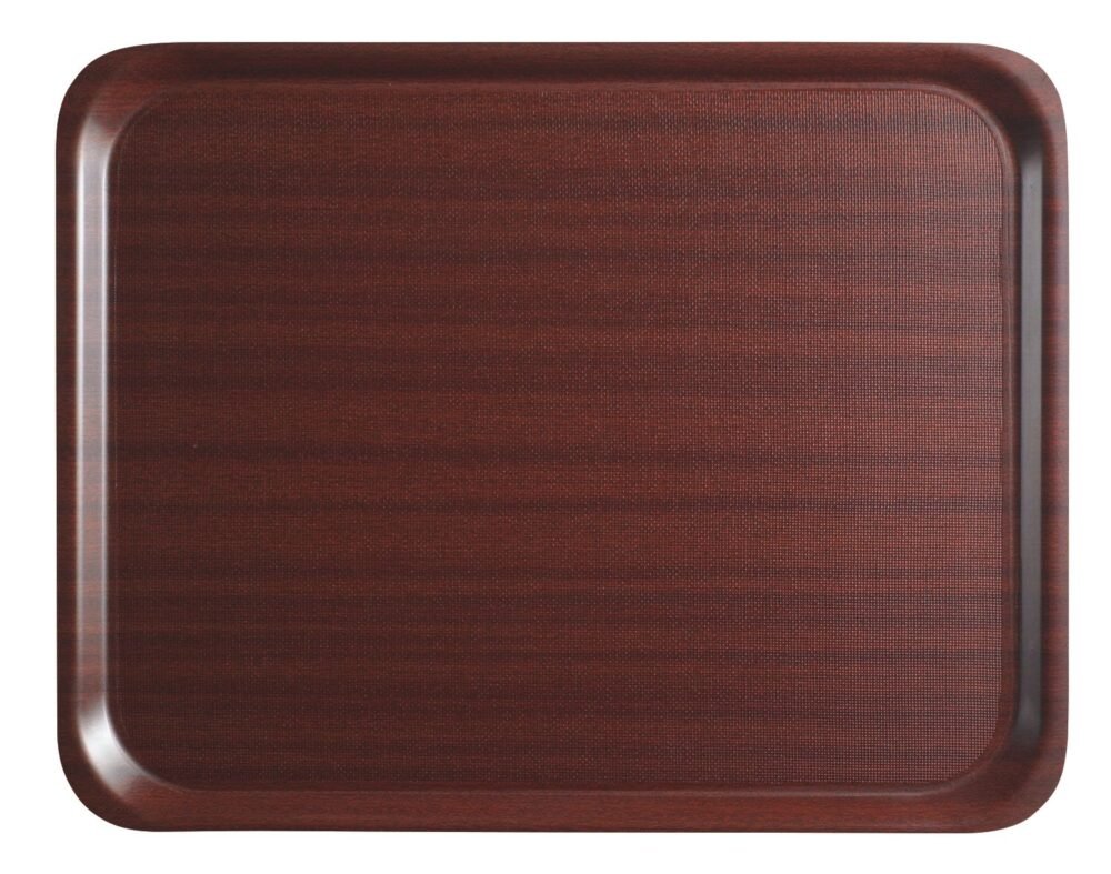 Serviravimo padėklas Mykonos, stačiakampis, neslidus, raudonmedžio spalvos, Cambro, Raudonmedis, 325x530mm