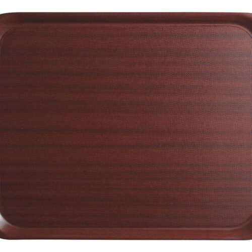 Serviravimo padėklas Mykonos, stačiakampis, neslidus, raudonmedžio spalvos, Cambro, Raudonmedis, 360x460mm