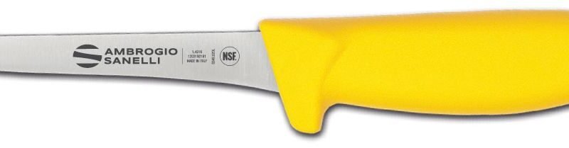 Supra Colore peilis kaulams atskirti, Ambrogio Sanelli, Supra colore, Geltonas, (L)260mm