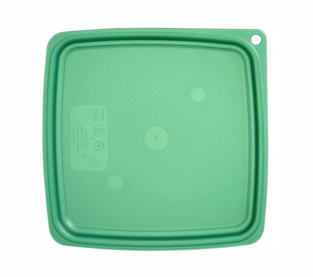 CamSquares Fresh Pro talpyklos dangtis, Cambro, 1,9 l ir 3,8 l konteineriams, Žalia, 191x191x(H)19mm