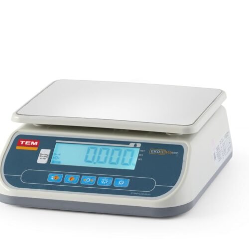 LCD parduotuvių svarstyklės su legalizacija, SRP+ linija, 30 kg, TEM, 295x320x(H)120mm
