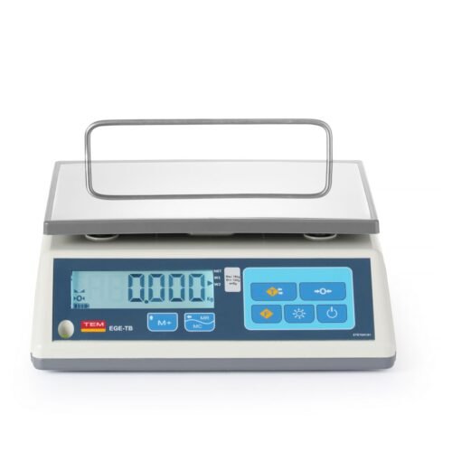 LCD parduotuvių svarstyklės su legalizacija, EGE linija, 15 kg, TEM, 325x320x(H)160mm