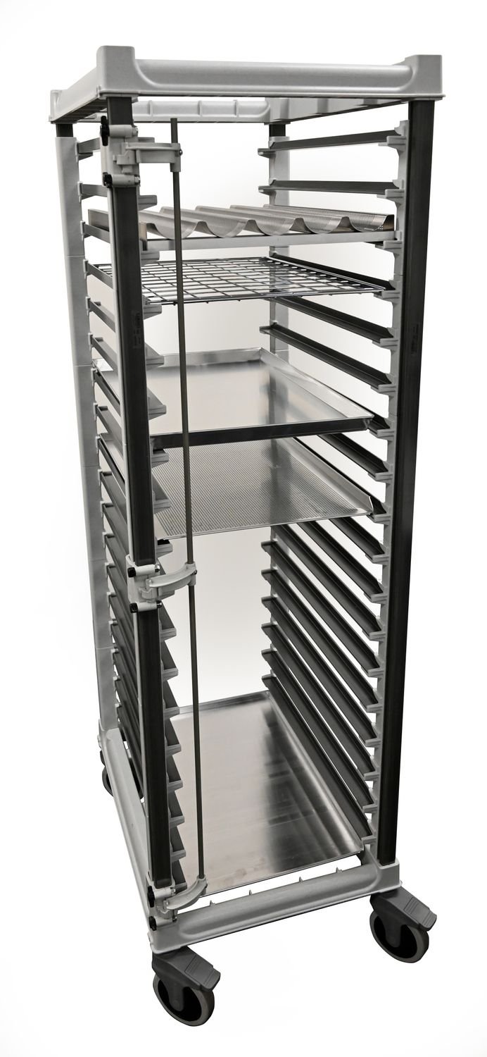 Padėklų vežimėlis Camshelving, 18x 600x400 mm, Cambro, 516x783x(H)171mm