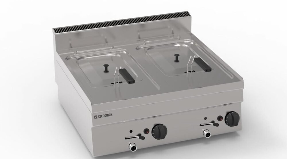 Dujinė gruzdintuvė Tecnoinox Snack Line T65, 8+8 L (naudota)