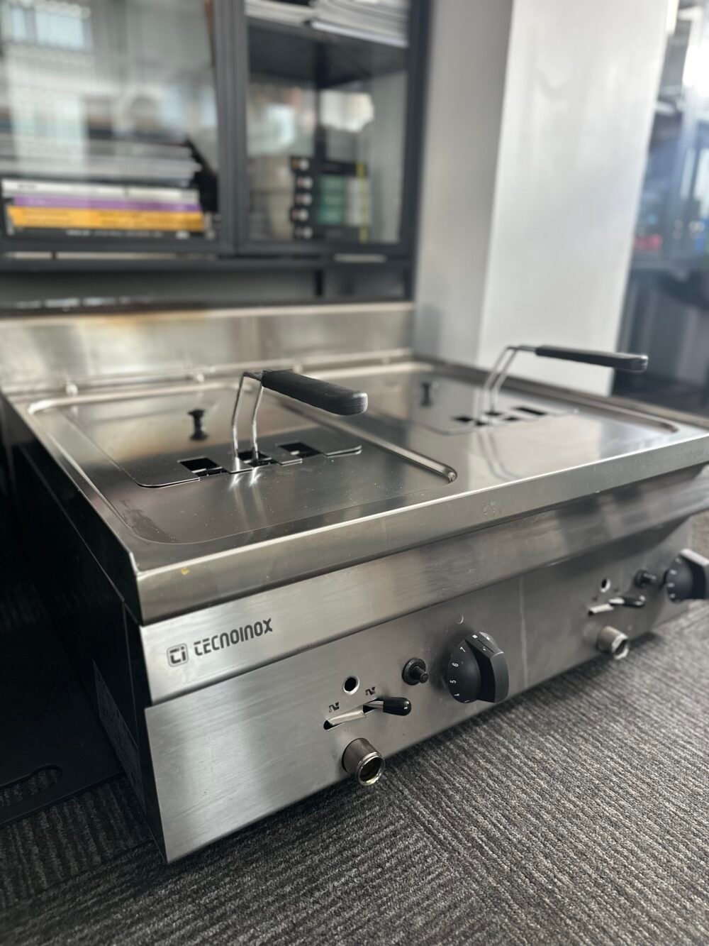 Dujinė gruzdintuvė Tecnoinox Snack Line T65, 8+8 L (naudota)