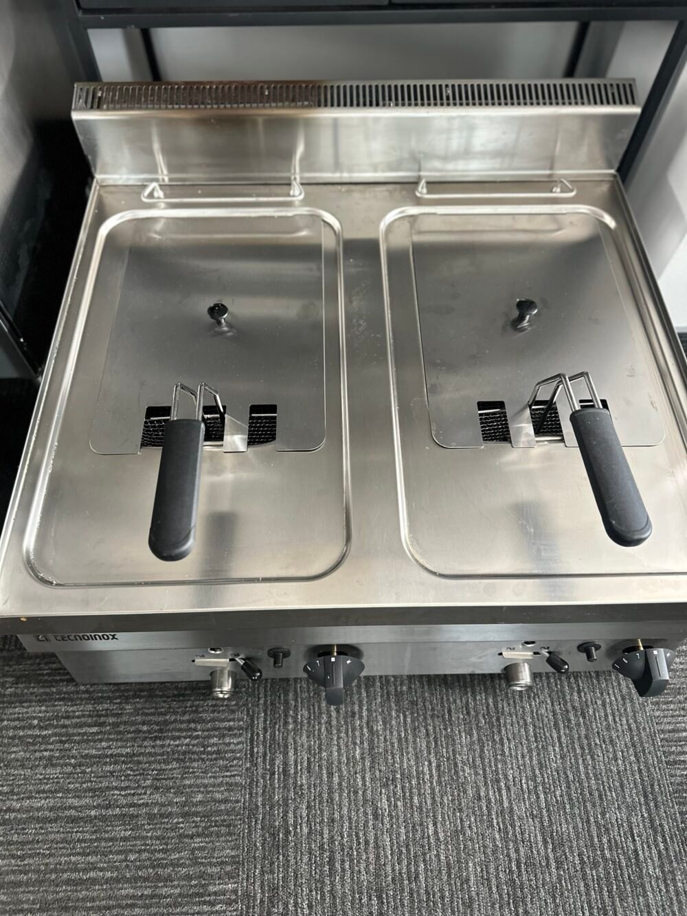 Dujinė gruzdintuvė Tecnoinox Snack Line T65, 8+8 L (naudota)