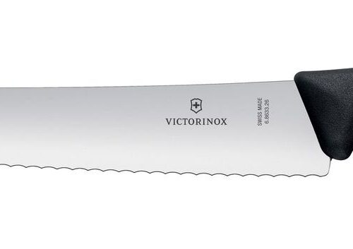 Tortų peilis, Victorinox, Juodas, (L)390mm