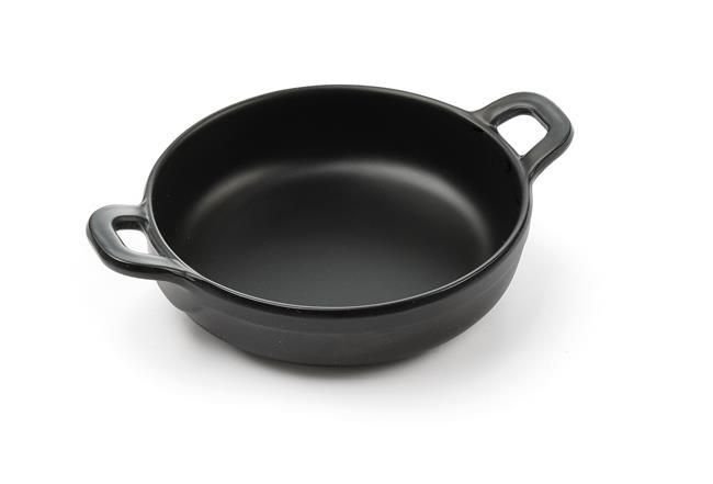 Miniatiūrinė apvali keptuvė Little Chef, HENDI, Juodas, 189x147x(H)37mm