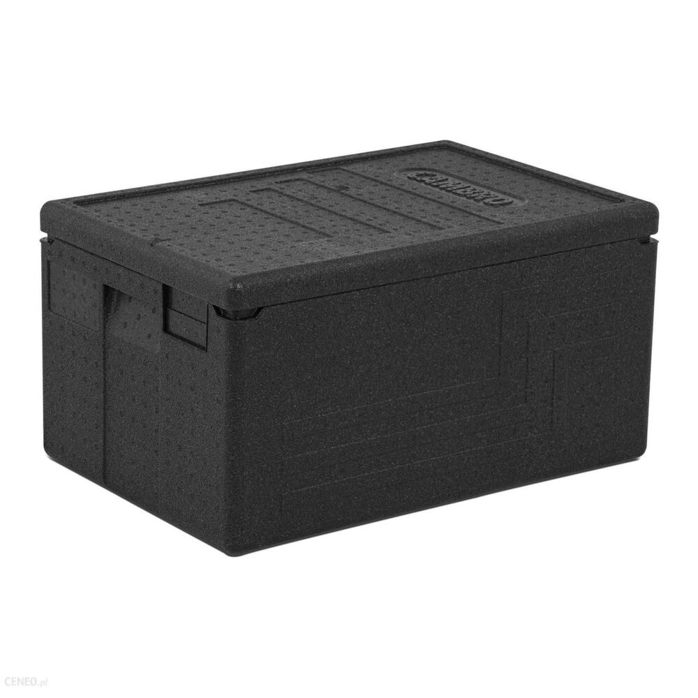 product-3388 Termoizoliacinis konteineris Cam GoBox Economy 46 l, GN 1/1, GN 1/2, Cambro, Juodas, 600x400x(H)316mm