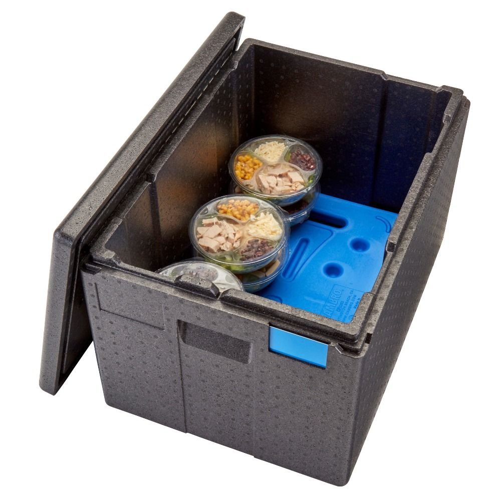 Termoizoliacinis konteineris Cam GoBox XL, įkrovimas iš viršaus, GN 1/1, 64,5 l, Cambro, 64,5L, Juodas, 610x430x(H)390mm
