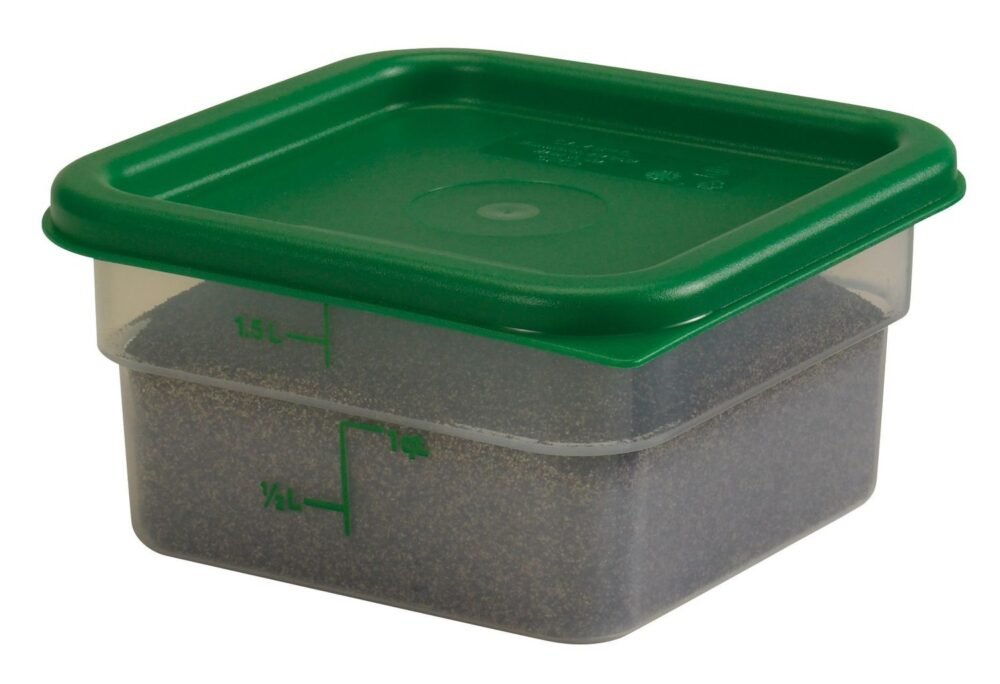 product-3440 CAMBRO prekės ženklo dangtelis konteineriui CamSquare, Cambro, Žalia, 190x190x(H)16mm