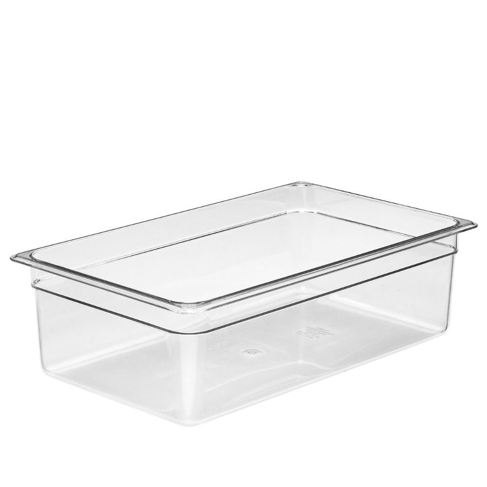 Konteineris Camwear GN 1/1 iš polikarbonato, Cambro, GN 1/1, 19,5L, Permatomas, 325x530x(H)150mm
