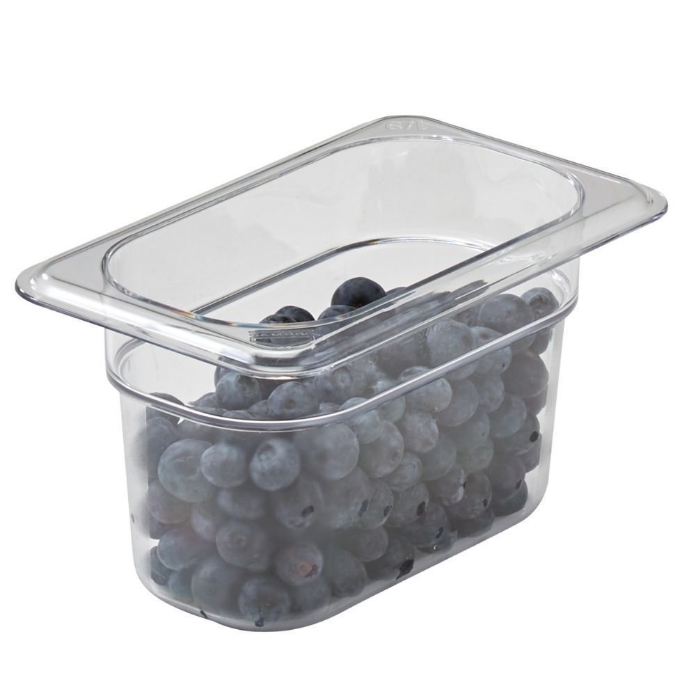 Konteineris Camwear GN 1/9 iš polikarbonato, Cambro, GN 1/9, 0,85L, Permatomas, 108x176x(H)100mm