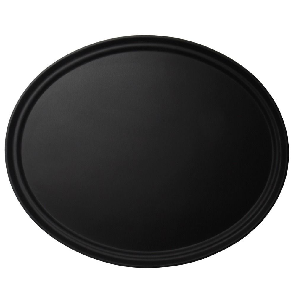 Serviravimo padėklas Camtread, ovalus, neslidus, Cambro, Juodas, 685x560x(H)32mm